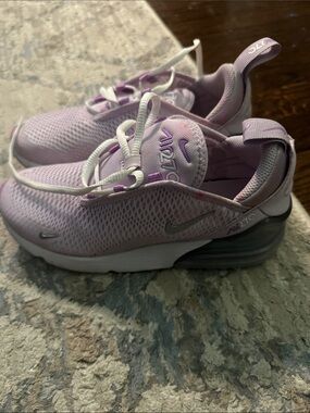 Nike Kids' Air Max 270 Lilac Slip-On Sneakers